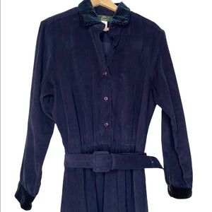 Vintage Orvis Corduroy Dress Size 16